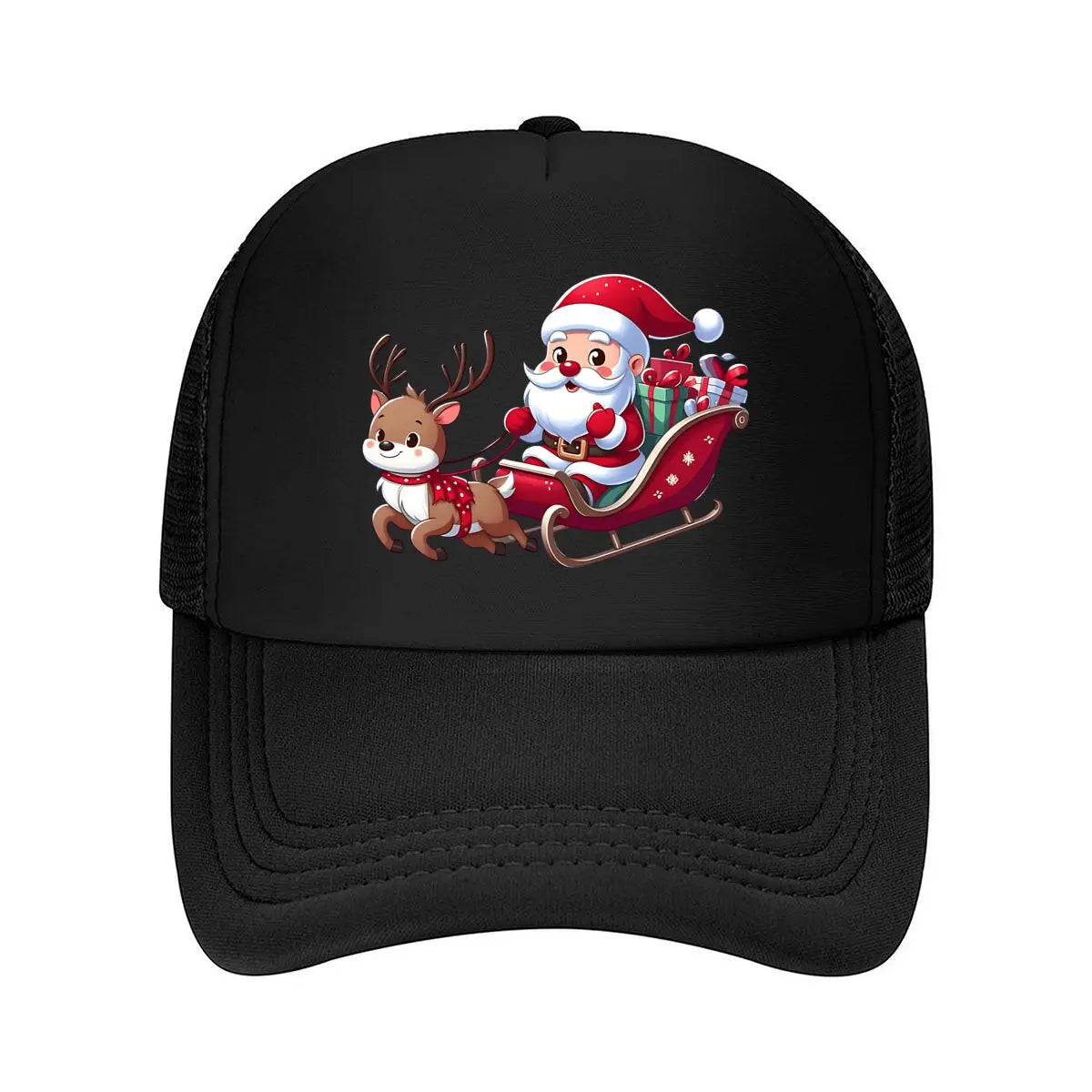 Christmas Santa Reindeer 2026 Mesh Baseball Cap