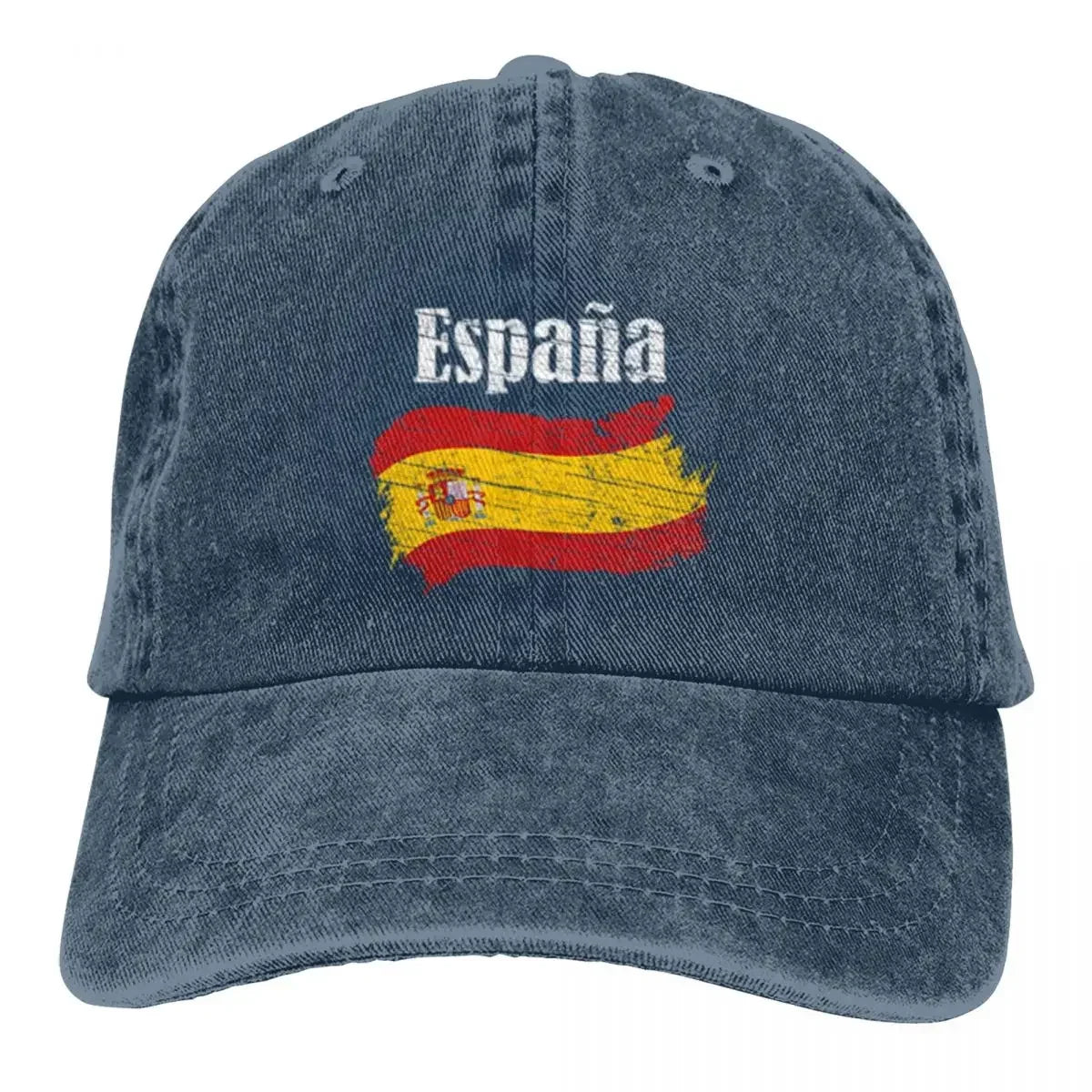 Espana Spanish Flag Vintage Graphic - Spain Lovers Tourists Souvenir Cool National Gift Young Gift A Baseball Cap