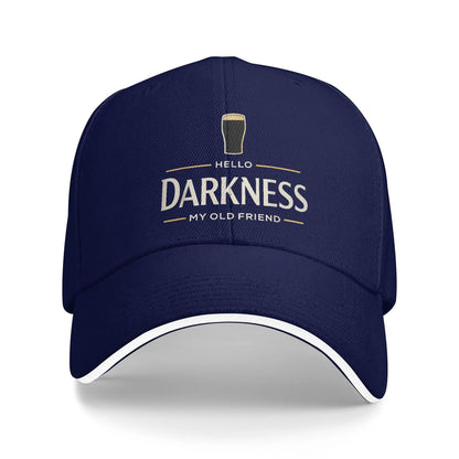 Adult St Paddys Day Hello Darkness My Old Friend Baseball Cap