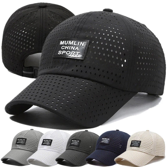 New Unisex Quick Drying Cap Lightweight And Breathable Mesh Hat
