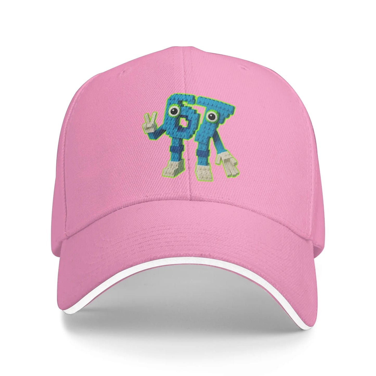 67 Meme Character Brainrot Casual Baseball Cap