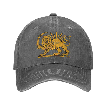 Iran Flag Lion Sun Baseball Cap