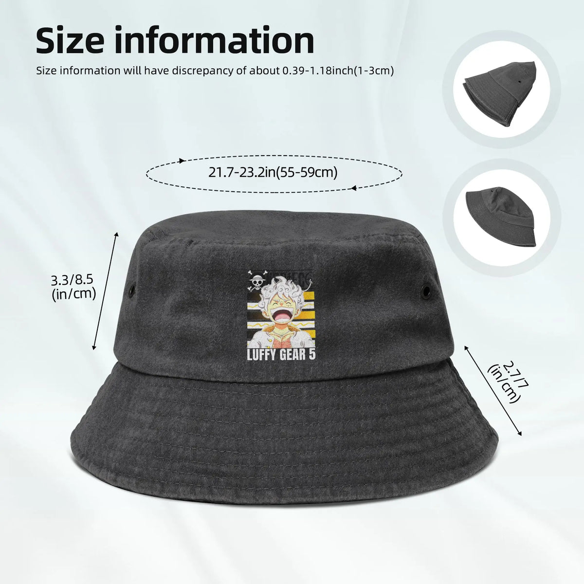 Bucket Hat Luffy Anime One Piece