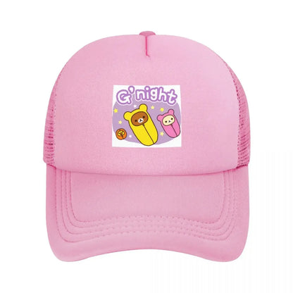 Good Night Rilakkuma Mesh Baseball Caps