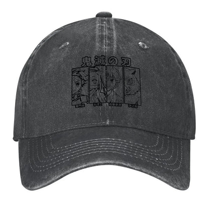 Anime Slayer Team Demon Anime Tees Sticker Manga T-Shirt Baseball Cap