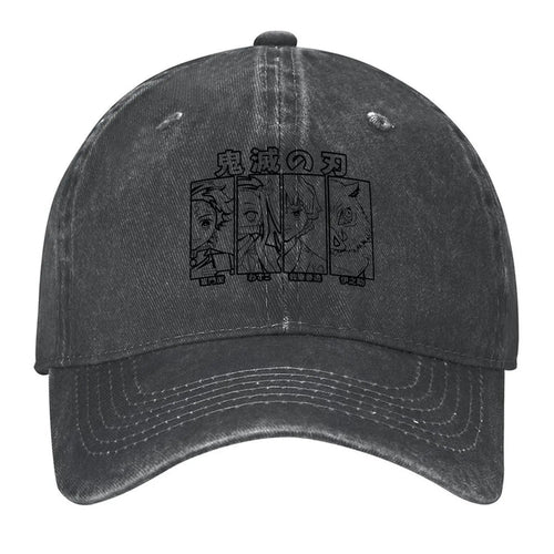 Anime Slayer Team Demon Anime Tees Sticker Manga T-Shirt Baseball Cap