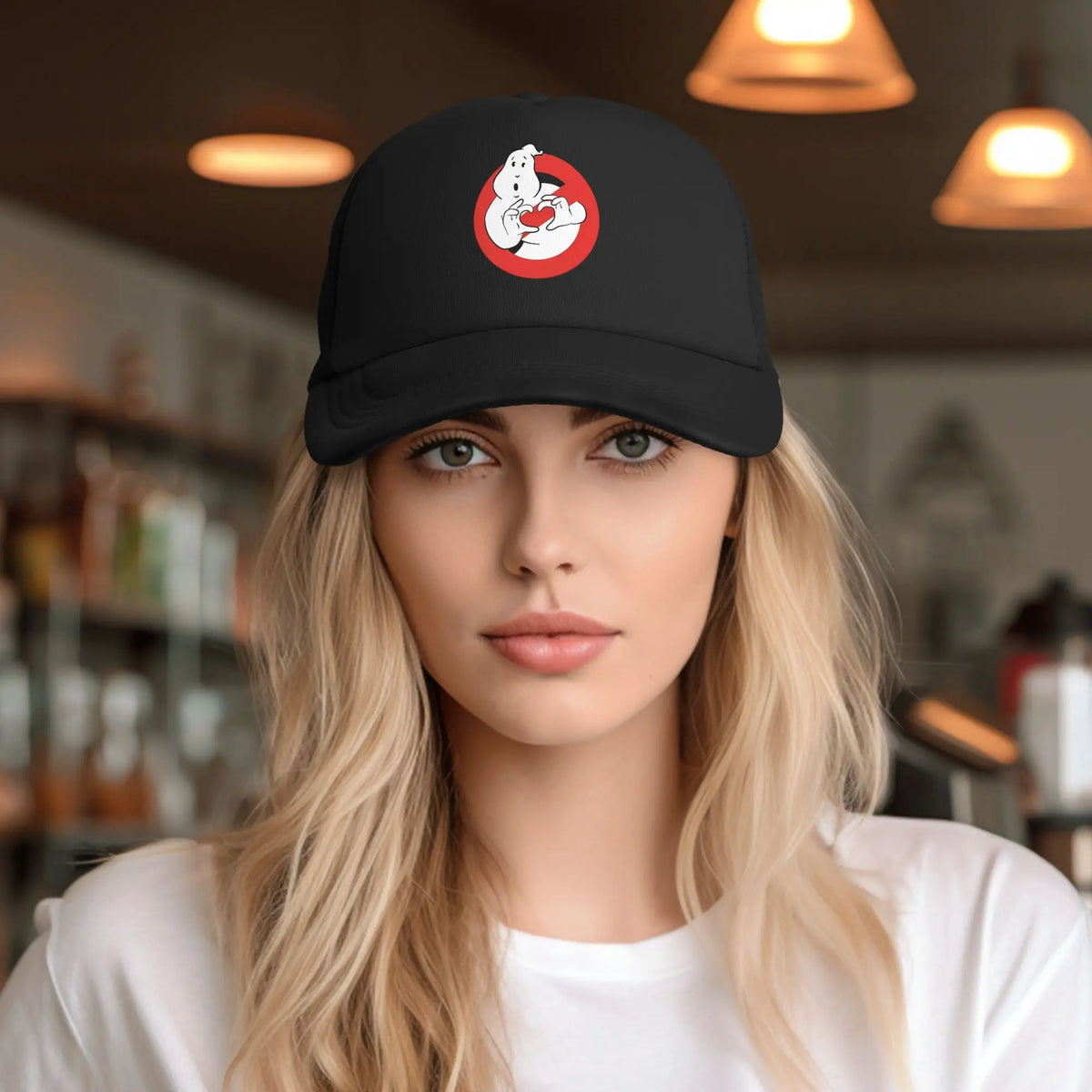 Cartoon Ghostbuster Movie Trucker Hats Baseball Caps