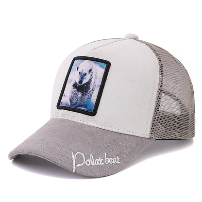 Kangaroo Pattern Patch Design Suede Baseball Cap For Men Women ﻿