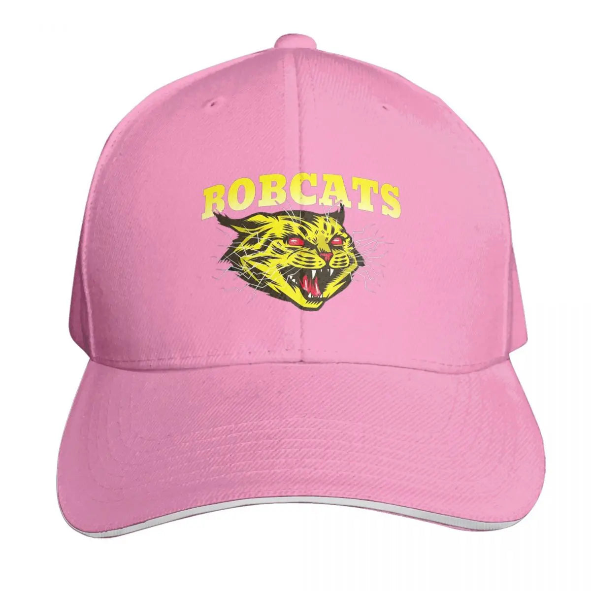 Bobcats Sports Team Badge Art Logo Cap Fashion Casual Baseball Caps