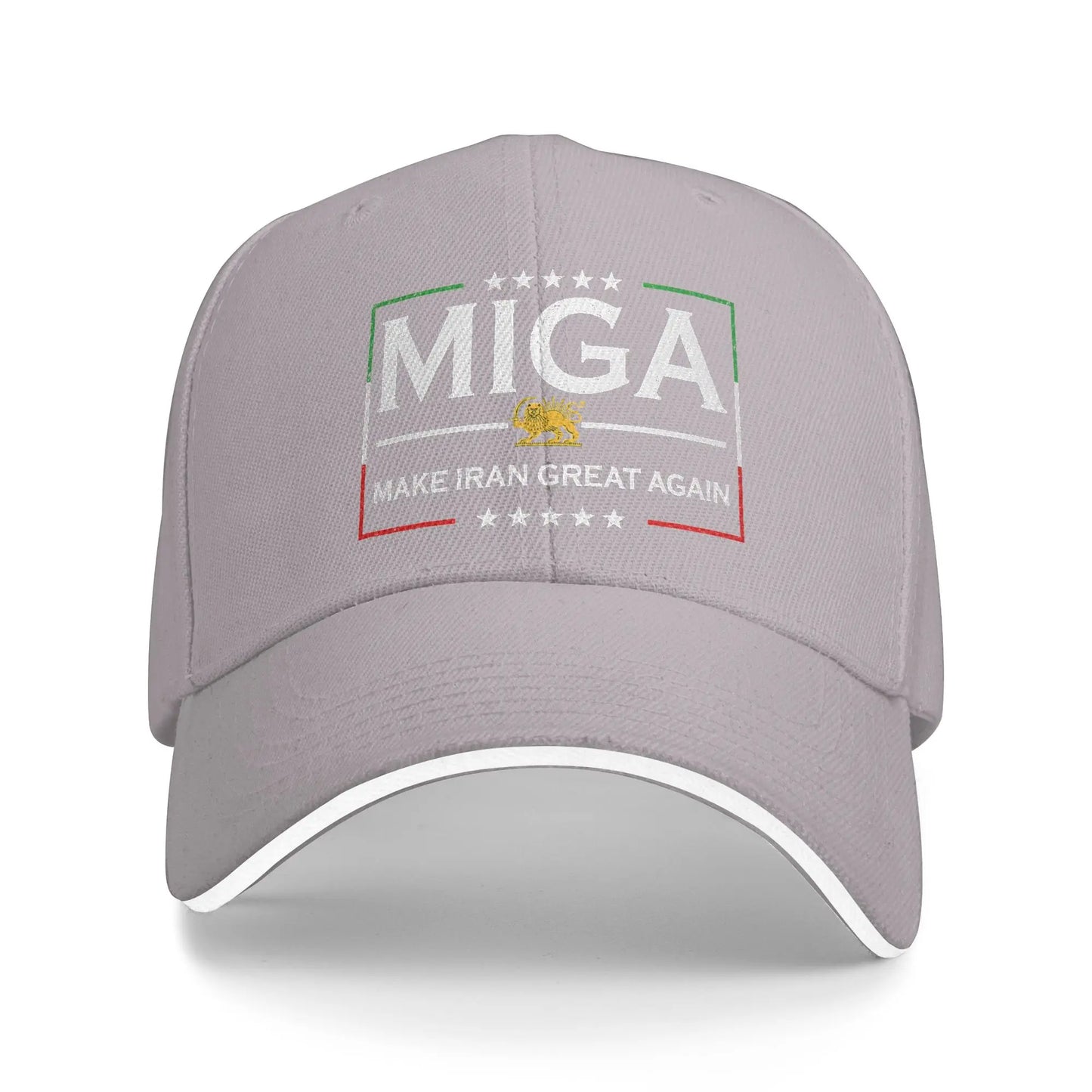 Iranian Make Iran Great Again Emblem Of Iran MIGA Baseball Cap