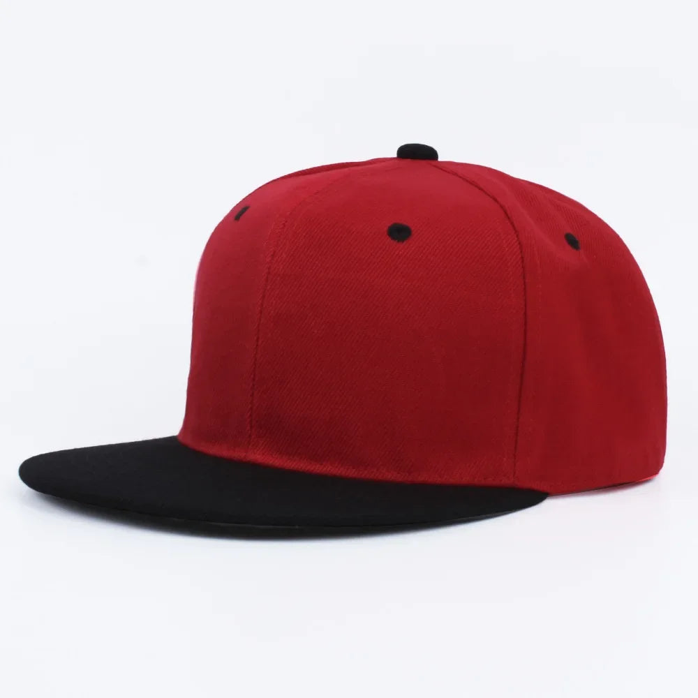 Unisex Cap Acrylic Plain Snapback Hat High Quality Adult Hip Hop Baseball Caps For Men Women