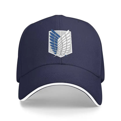 Attack on Titan Print Sandwich Baseball Caps