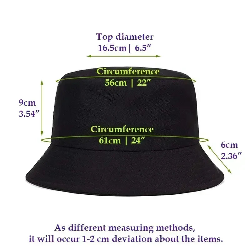 MILF Hunter Reversible Bucket Hat Adult Funny Streetwear Hip Hop Cap