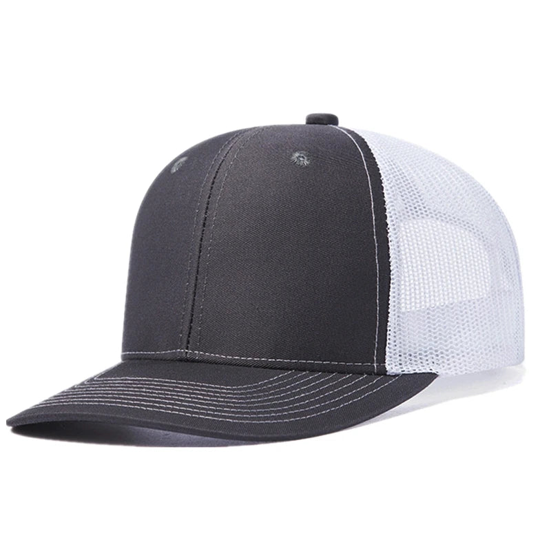 Hot Sale Unisex Cap Slight Curved Brim Style Trucker Hat  Men & Women
