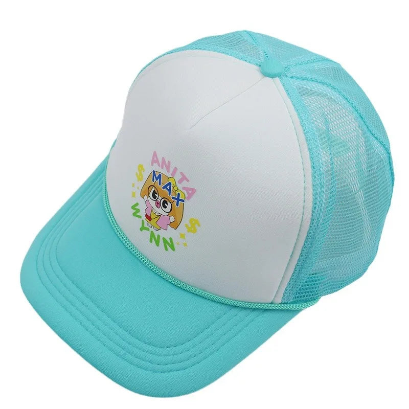 New Model WYNN Sponge Mesh Hat Drake Anita Max Vnn Printed Baseball Caps