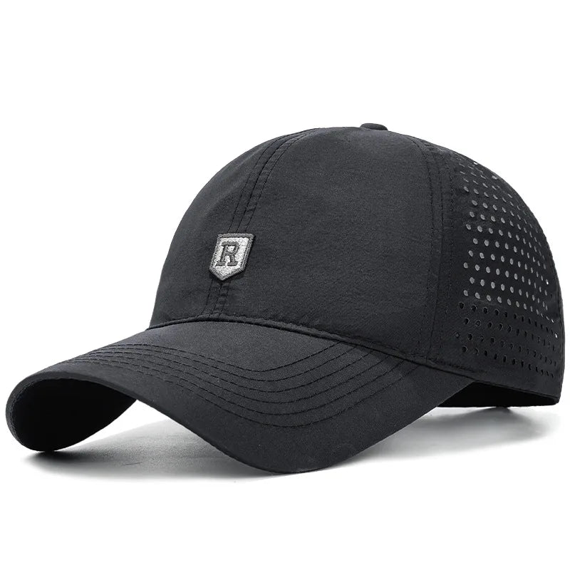 Breathable Quick-Dry Baseball Cap With Ventilation Holes