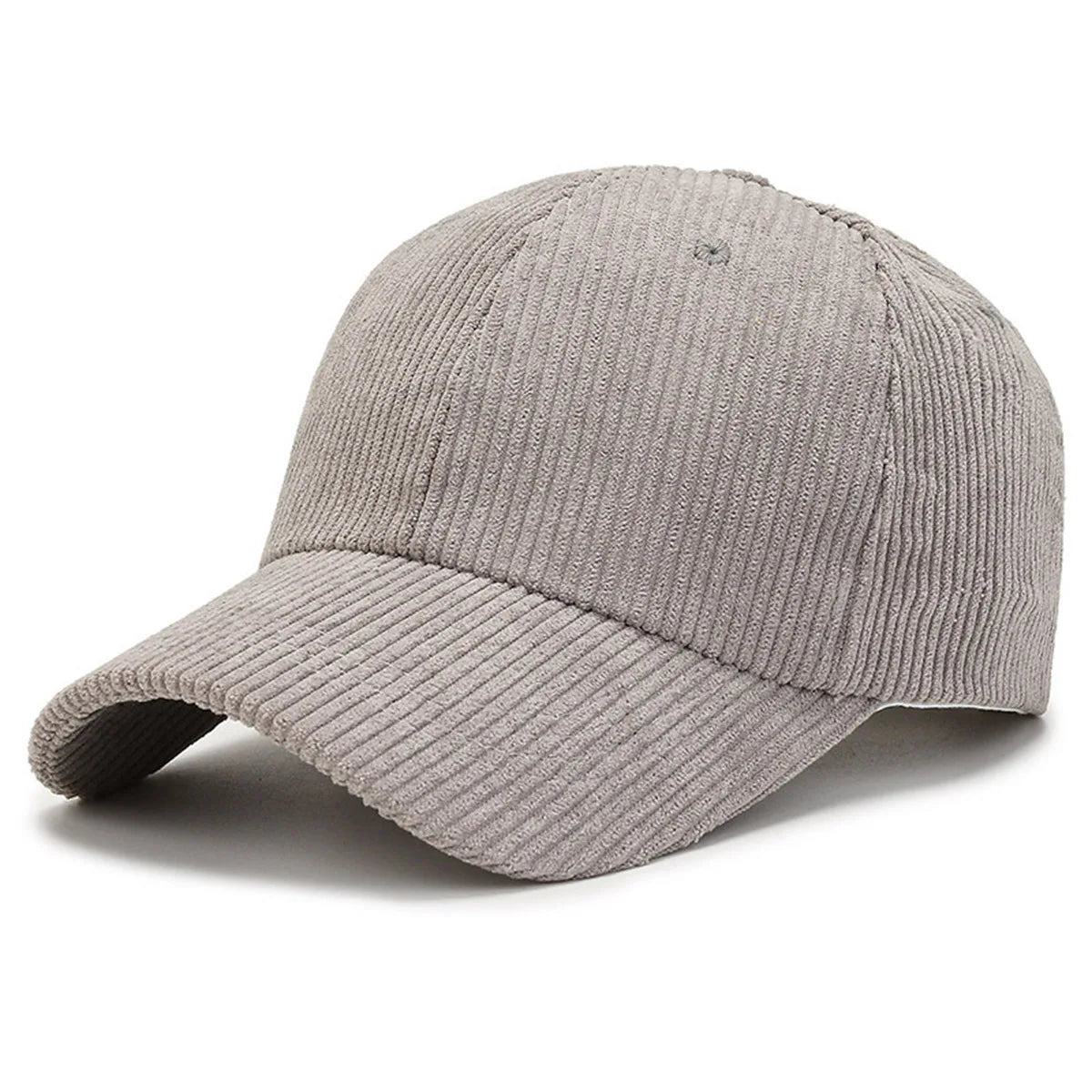 Fashion Suede Baseball Cap Men and Women Autumn and Winter Solid Retro Corduroy