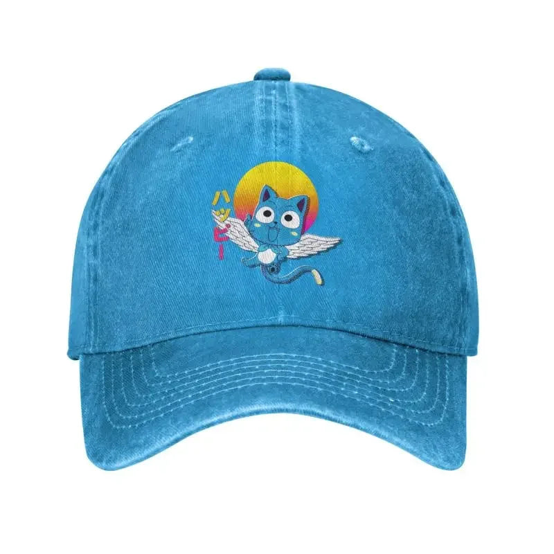 Multi Functional Fashionable Unisex HatPersonalized Cotton Happy Fairy Tail Baseball Cap