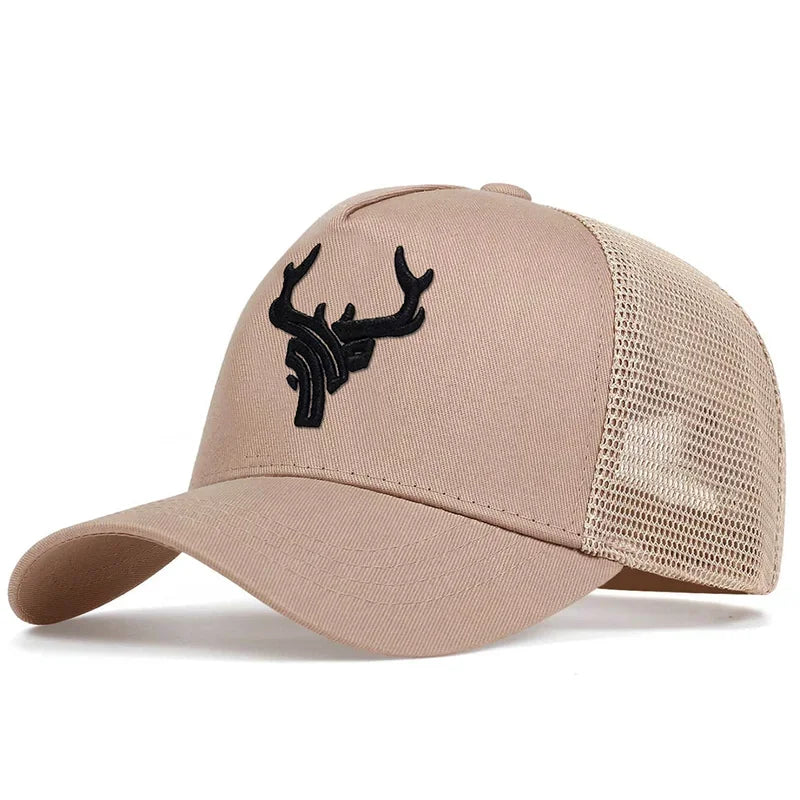 Unisex Antler Embroidered Baseball Cap