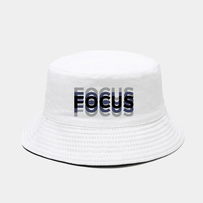 "FOCUS" Fashionable Printed Fisherman Hat Bucket Hat For Men Women