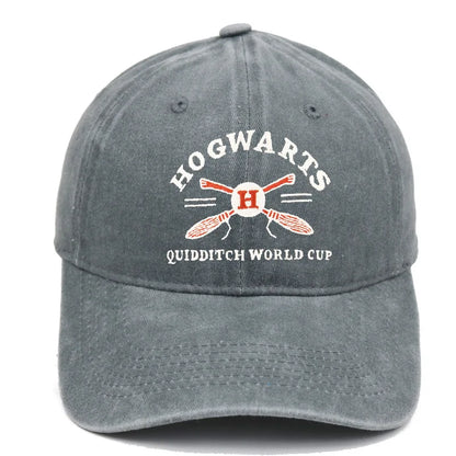 Harry Potter Embroidered Washed Baseball Hat