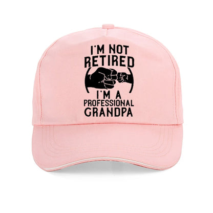 I'm Not Retired I'm A Professional Grandpa Funny Baseball Cap