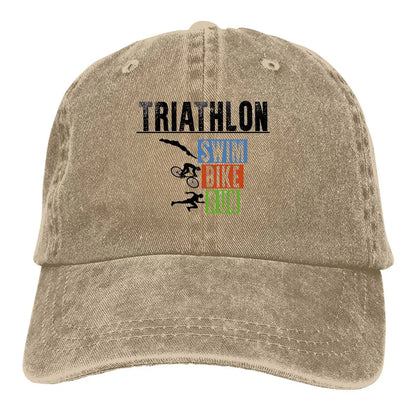 Triathlon Triathlete Baseball Cap Men Hats Women