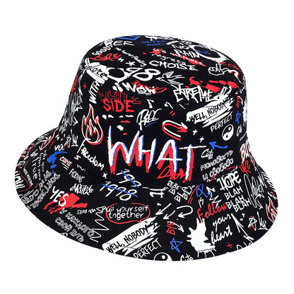 Bucket Hat Hip Hop Cap Men Summer fishing Fisherman hats Graffiti Hat for Men Women