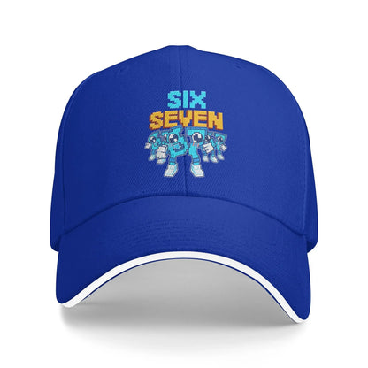 Steal A Brainrot Six Seven 67 Italian Brainrot Gaming Baseball Caps