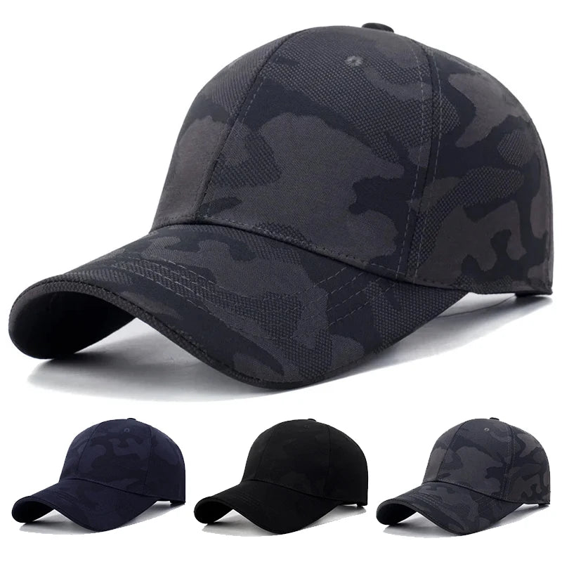 Unisex Simple Camouflage Baseball Caps Spring Autumn