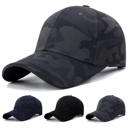 Unisex Simple Camouflage Baseball Caps Spring Autumn