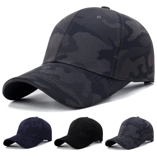 Unisex Simple Camouflage Baseball Caps Spring Autumn