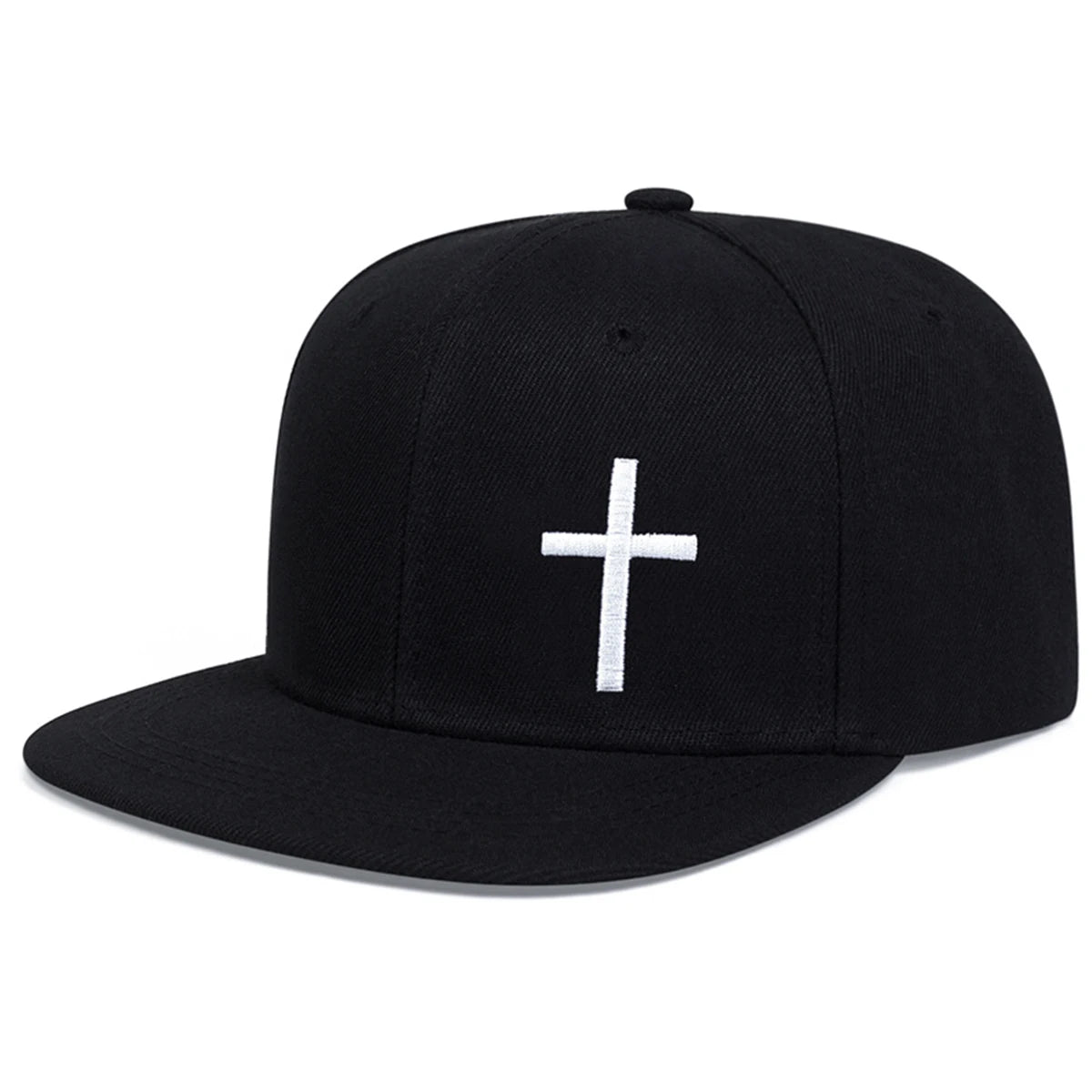 Unisex Cross Embroidery Hip-hop Hats Baseball Caps Snapback Caps