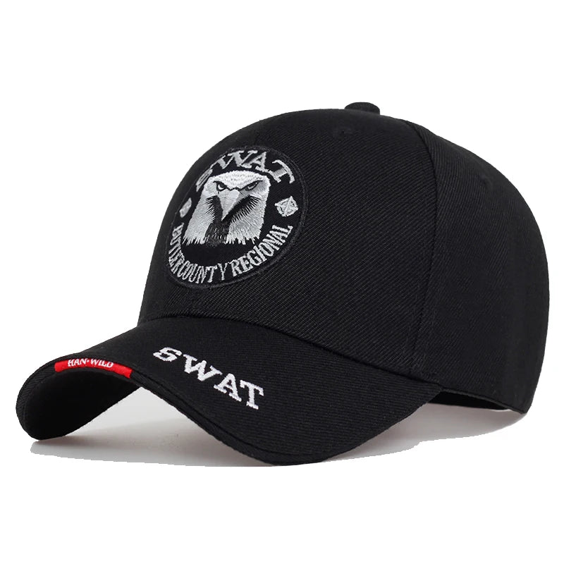 Fashion SWAT Eagle Embroidery Hip-hop Hats Baseball Cap
