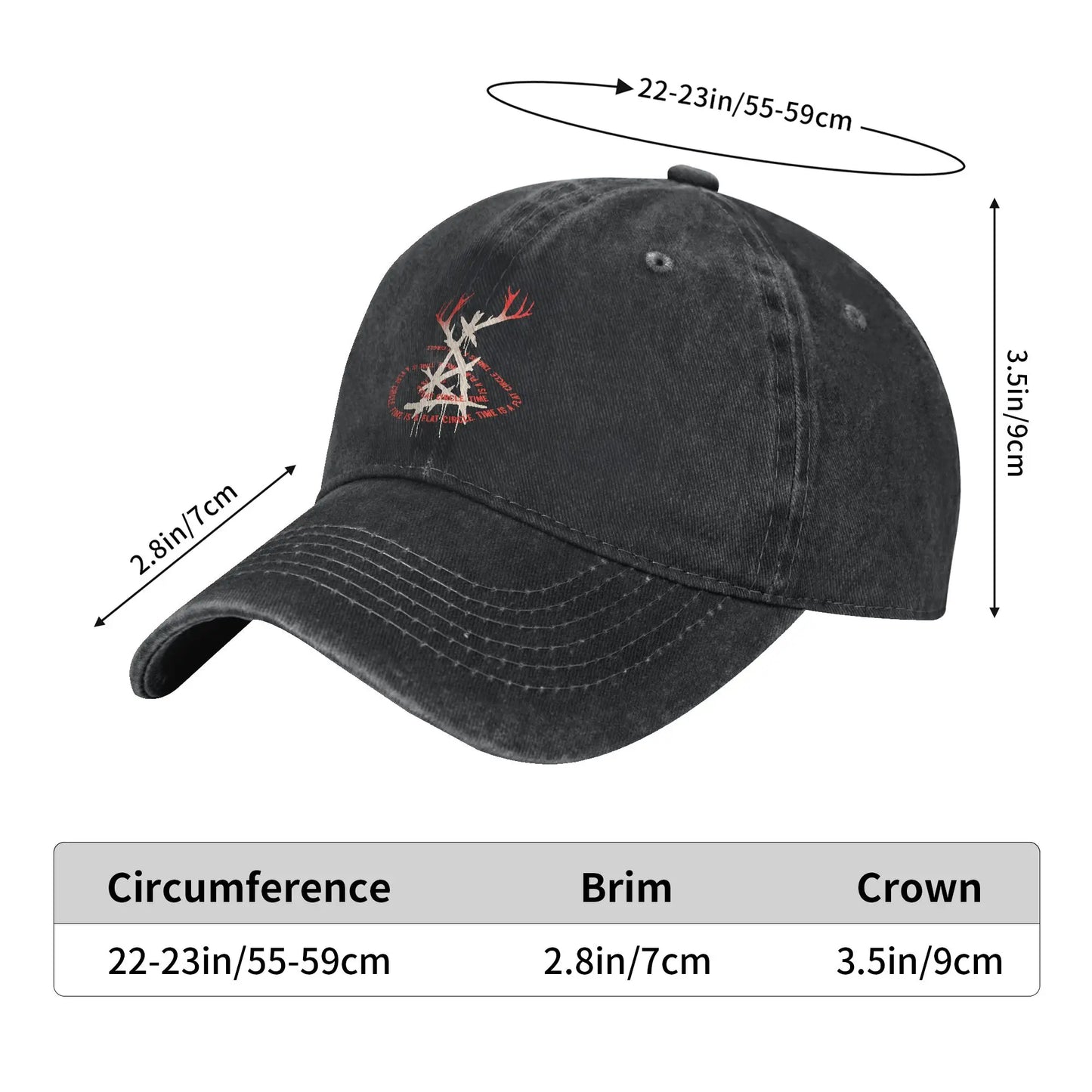 Spring True Detective Rust Cohle Marty Hart Baseball Cap