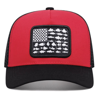 USA National Flag Embroidery Women Men Outdoors Baseball Cap