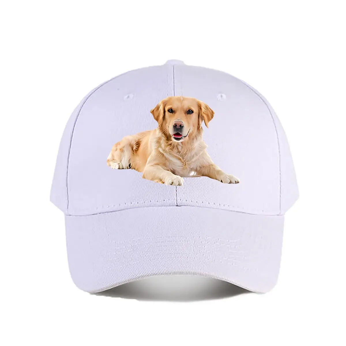Golden Retriever Print Baseball Cap