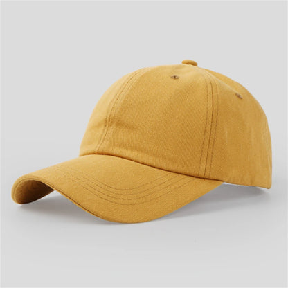 Casual Baseball Cap For Men Women Solid Color Cotton Hat Fashion Simple