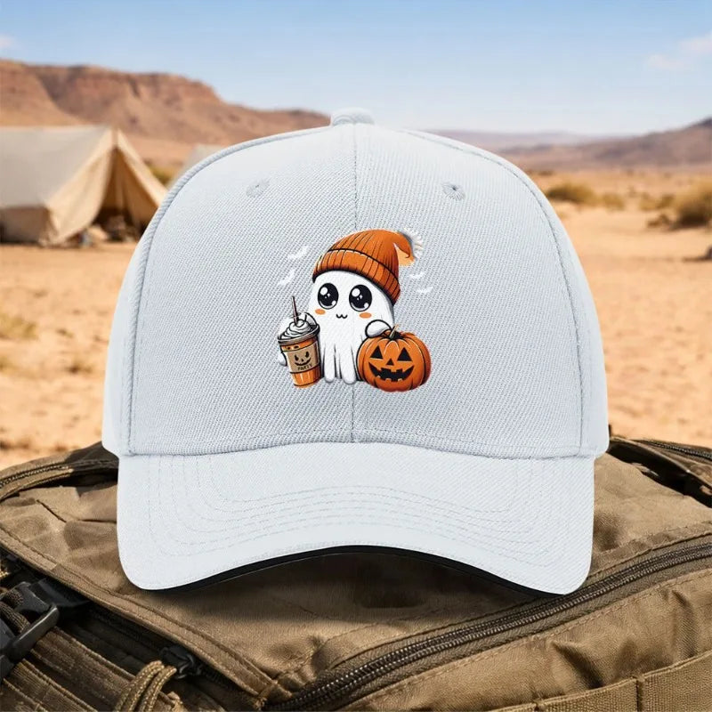 Pumpkin Spice Print Adjustable Baseball Cap
