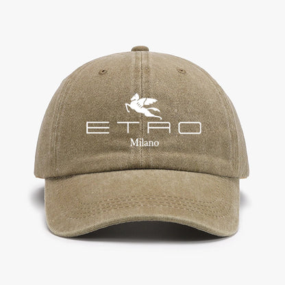 "E.T.R.O" Printed Baseball Cap