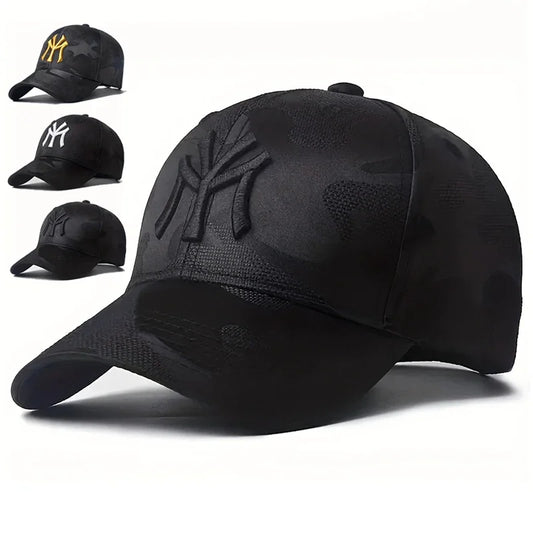 Unisex Letter Embroidery Camouflage Baseball Caps