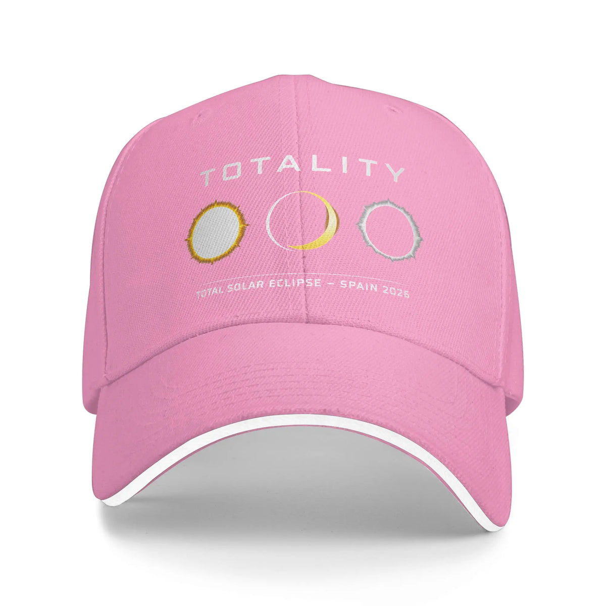 Spain Total Solar Eclipse 2026 Totality Sandwich Baseball Cap
