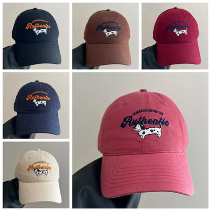 Spotted Dog Embroidered Baseball Cap