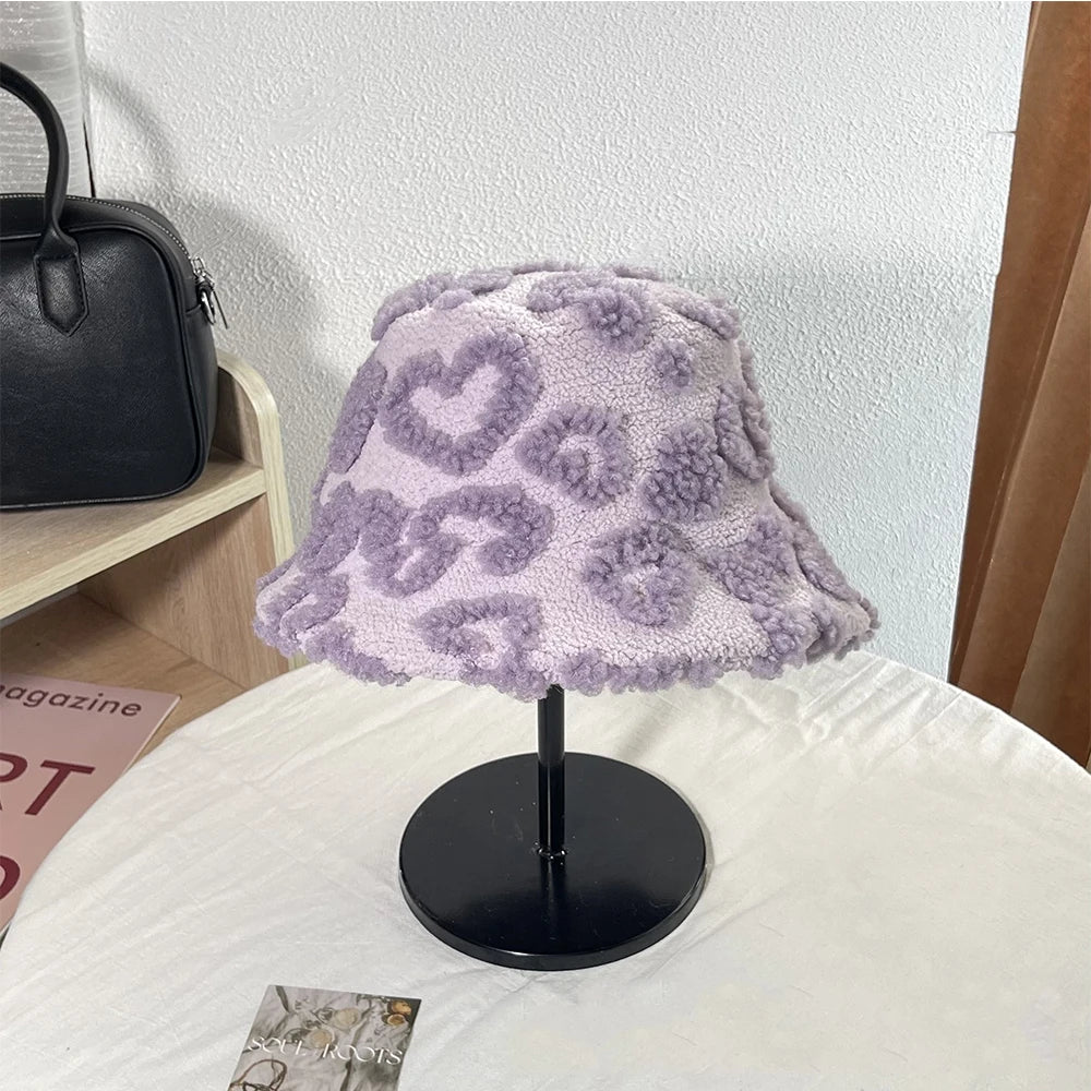 New Autumn And Winter Bucket Hat Warm Hat Korean Version
