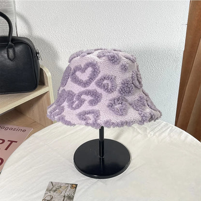 New Autumn And Winter Bucket Hat Warm Hat Korean Version