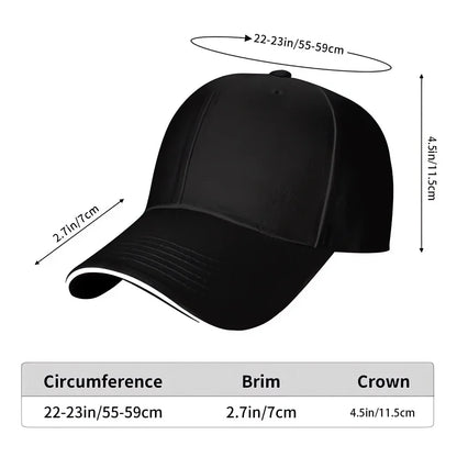 Thunder Lightning Cute Cat Image Hat Unisex Printed Baseball Cap