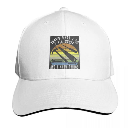 That's What I Do I Fix Stuff And I Know Things Cap Fashion Casual Baseball Caps
