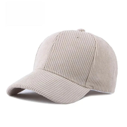 Autumn Winter Baseball Cap Women Corduroy Winter Hats For Women