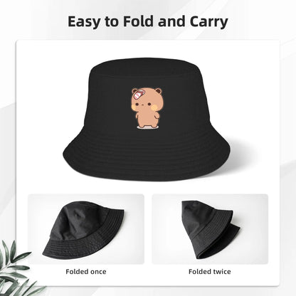 Bucket Hats Panda Bear Couple Bubu And Dudu