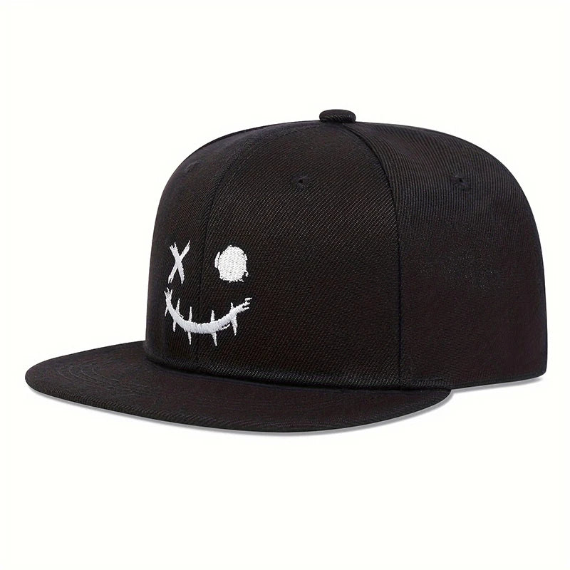 Children XX Smiling Face Embroidery Baseball Caps Hip-hop Hats Snapback Cap